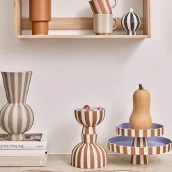 OYOY Toppu serveringsfat 27 cm, caramel/lavender