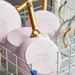 Padova stekpanneset 20 + 26 cm, blush pink