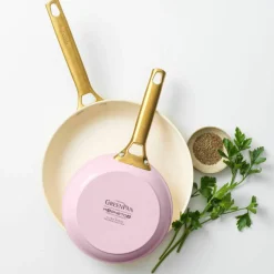 Padova stekpanneset 20 + 26 cm, blush pink