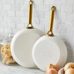 Padova stekpanneset 24 + 28 cm, cream