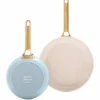 Padova stekpanneset 20 + 26 cm, light blue