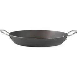 Paellapanna 30 cm, kolstål