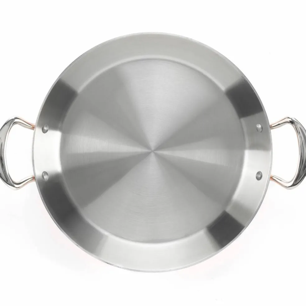 Paellapanna 30 cm, koppar