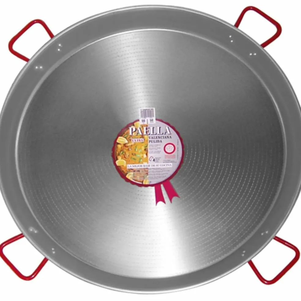 Paellapanna Polerat kolstål 90 cm