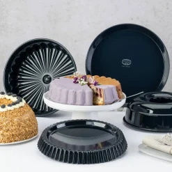 Pajform 28 cm, emaljerat stål