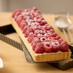 Pajform rektangulär 35×11 cm, mörkgrå