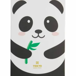 Panda Brown ätpinnar med stöd 5 par