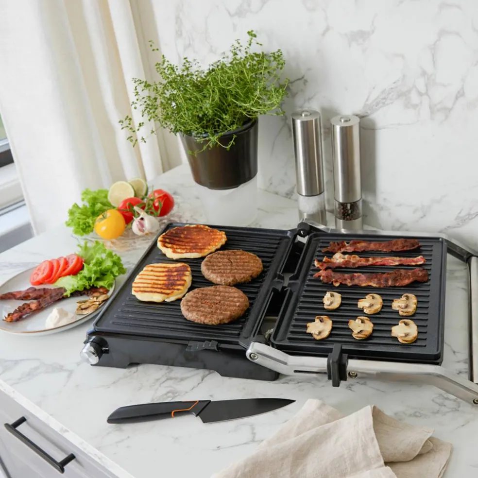 Paninigrill Pro 2-in-1 med bordsgrill