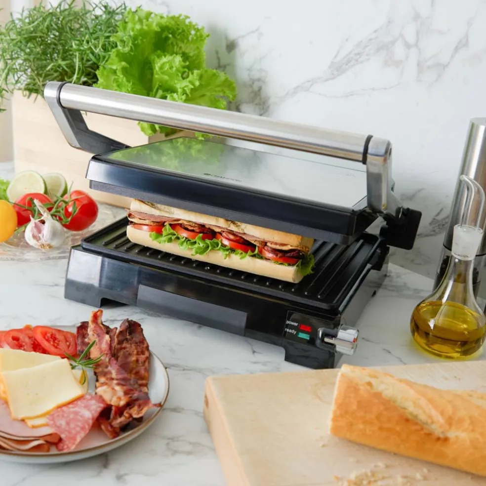 Paninigrill Pro 2-in-1 med bordsgrill