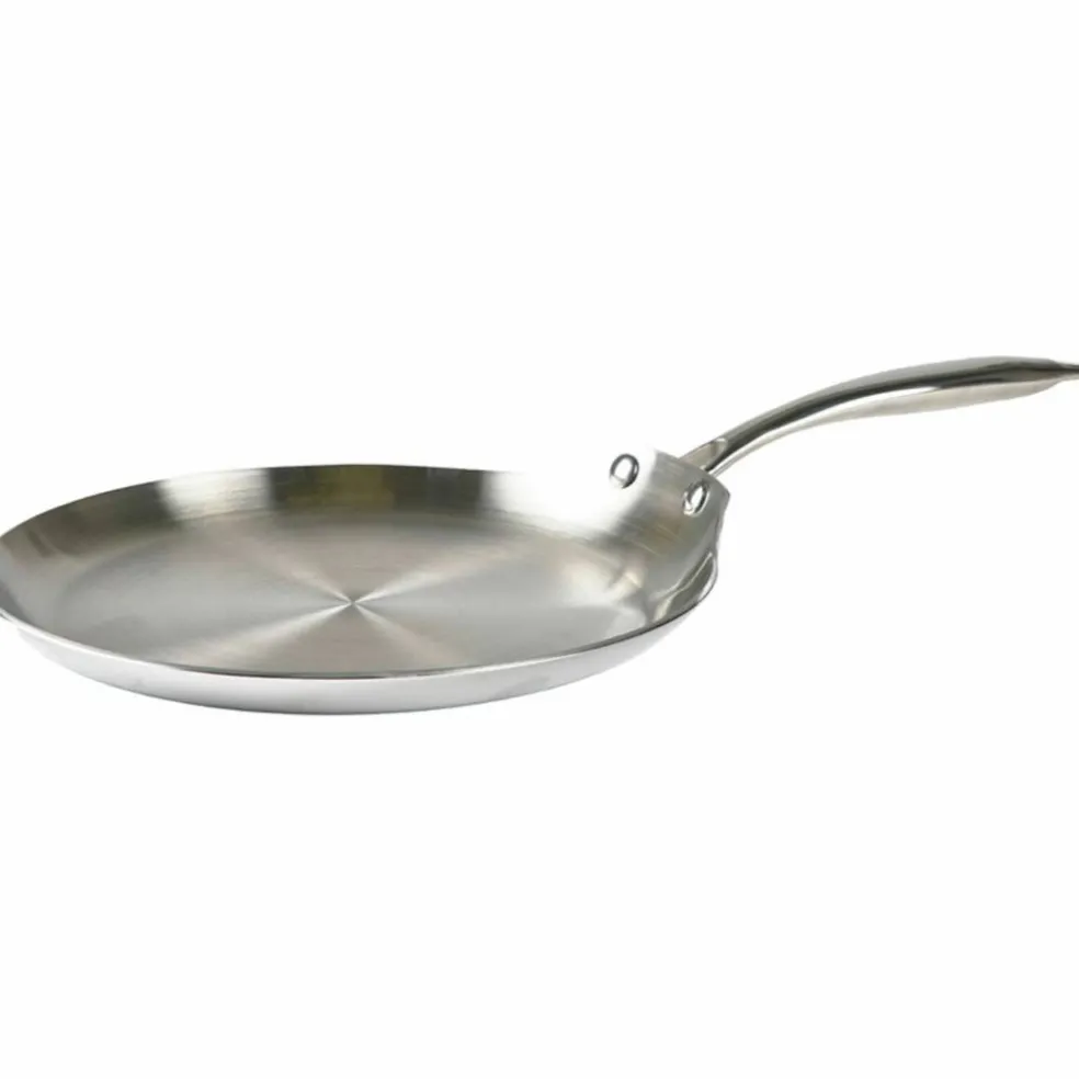 Pannkakspanna 26 cm, rostfritt stål