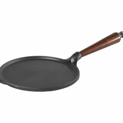 Pannkakspanna Gjutjärn 23 cm Trähandtag