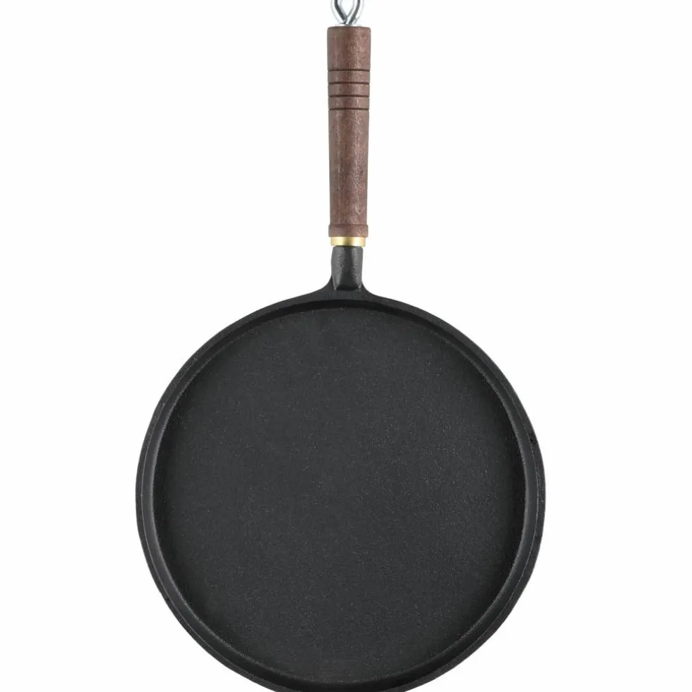 Pannkakspanna med trähandtag