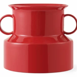 Panto Vas Ø 22 x H 19 cm Lollipop Red