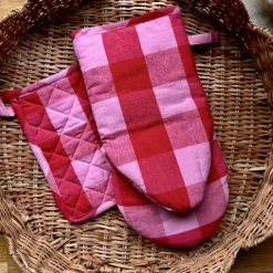 Paola grytvante 30×13 cm, röd/rosa