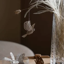 Paper Bird pappershänge 2-pack, natural