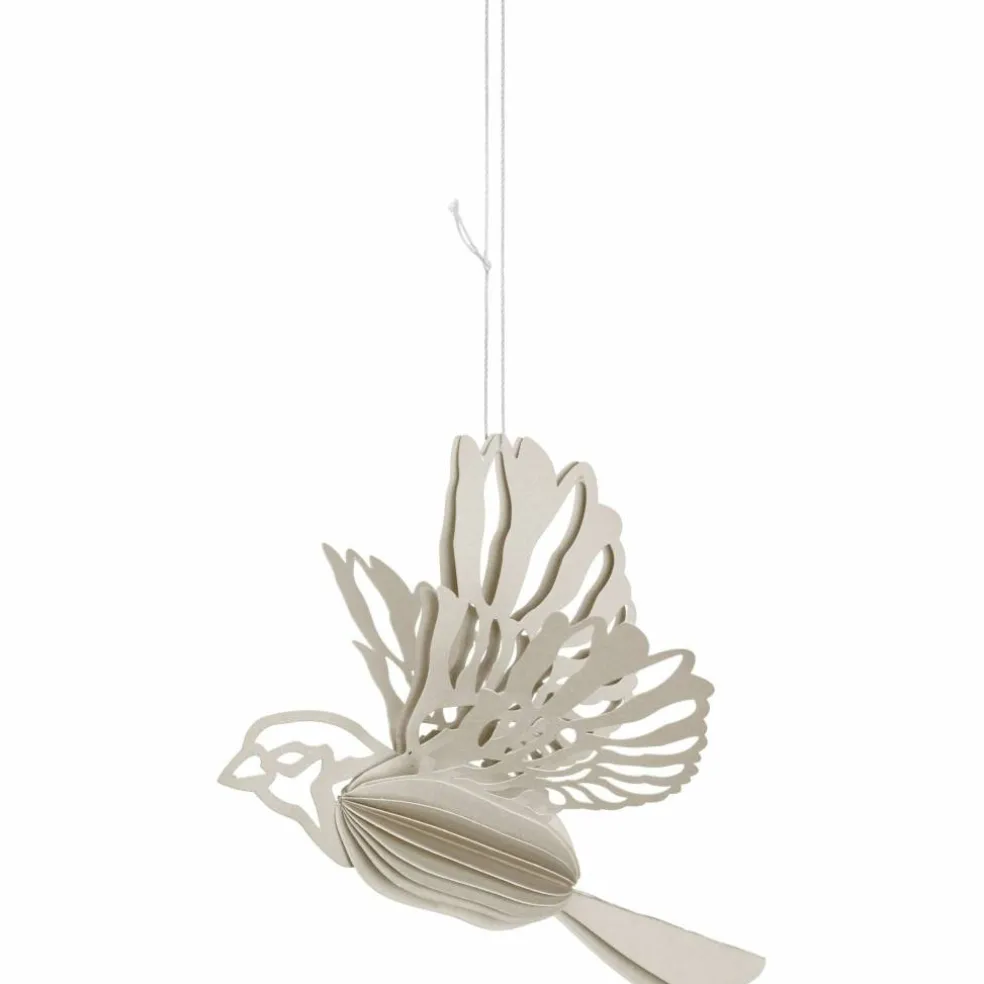 Paper Bird pappershänge 2-pack, sand