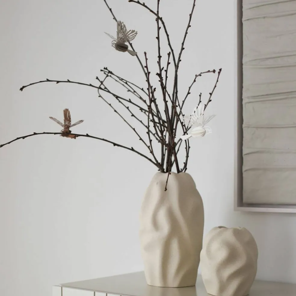Paper Bird pappershänge 2-pack, sand