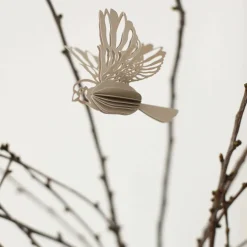 Paper Bird pappershänge 2-pack, sand