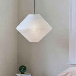 Paper Diamond lampskärm 80 cm, classic white