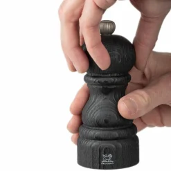 Paris Nature saltkvarn, black, 12 cm