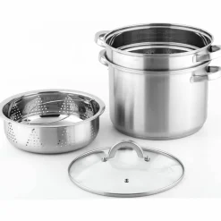 Pastagrytset med ånginsats + durkslag 7,5 liter