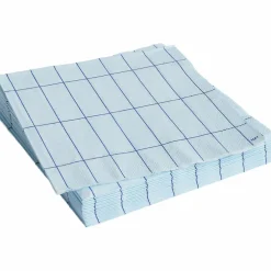 Pattern middagsservetter 20-pack, light blue/blue grid