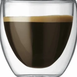 PAVINA Dubbelväggat espressoglas, 0,08 l - 2 st.