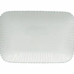 Pearl serveringsfat large, vit