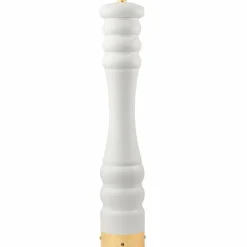 Pepparkvarn Mattvit/Guld 45 cm