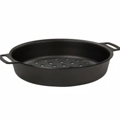 Perforerad grillform, Ø30 cm, kolstål