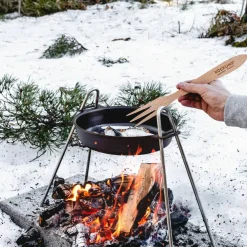 Perforerad grillform, Ø24 cm, kolstål
