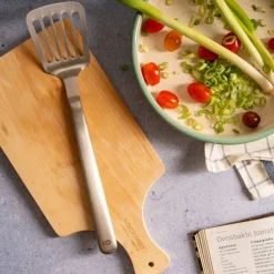 Perforerad stekspade 35 cm, rostfritt stål