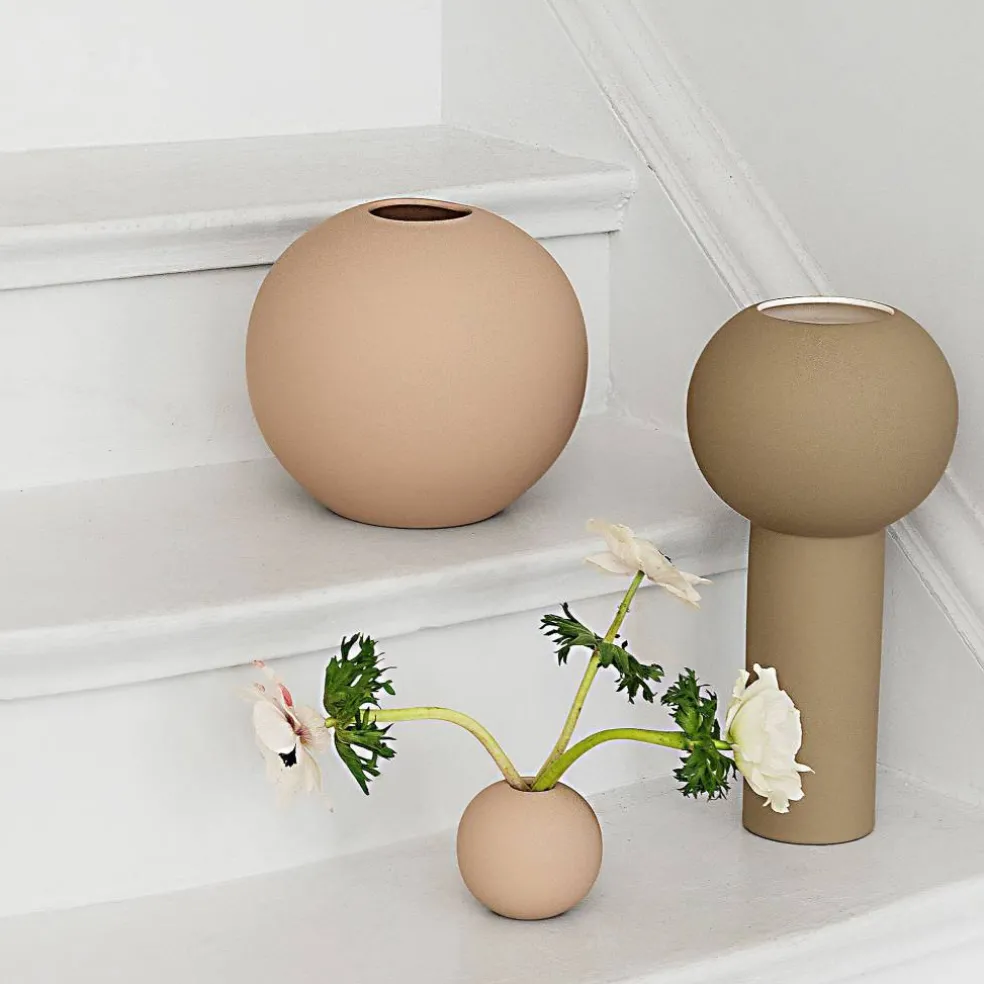 Pillar vas, 32 cm, sand