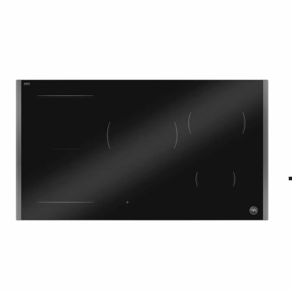 P905I1M30GP Premium induktionshäll 90 cm med guldram, 5 zoner