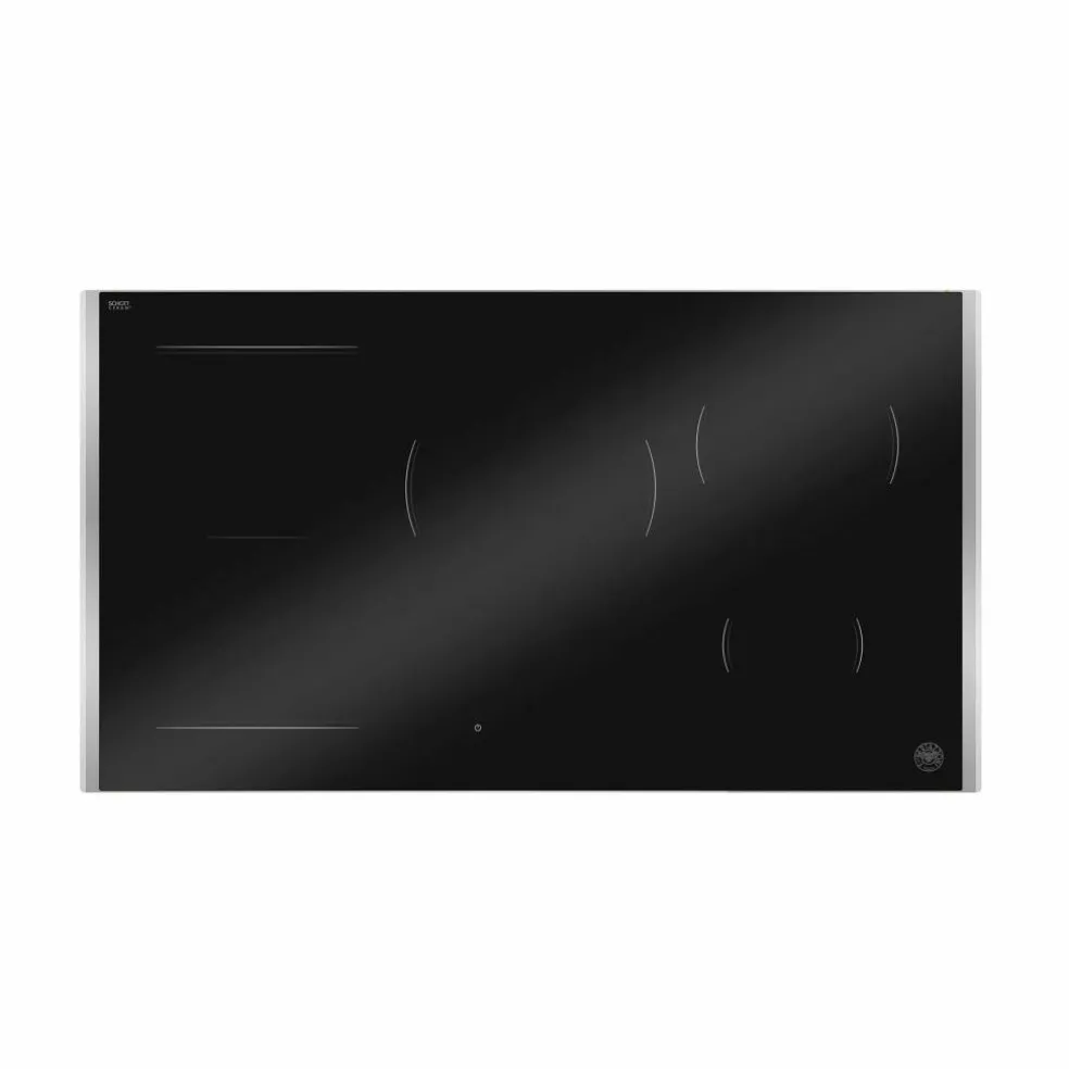 P905I1M30GP Premium induktionshäll 90 cm med guldram, 5 zoner