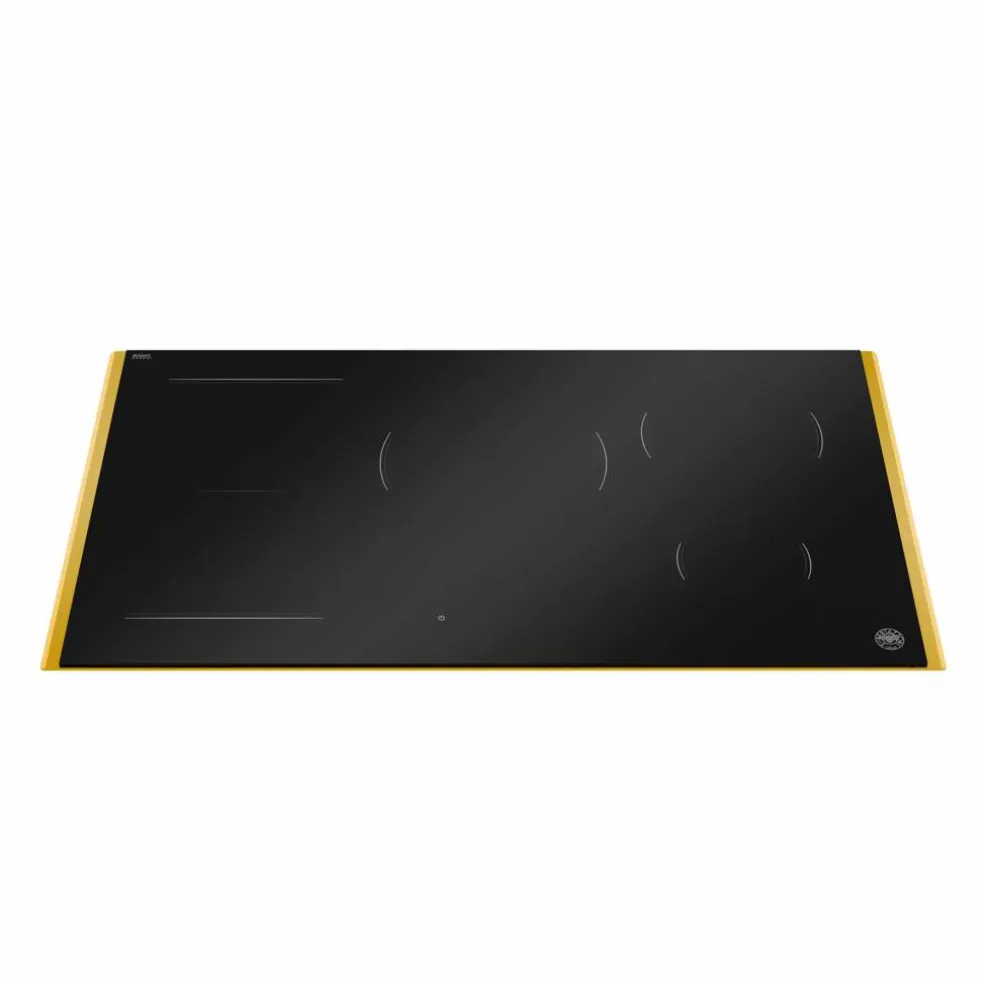 P905I1M30GP Premium induktionshäll 90 cm med guldram, 5 zoner