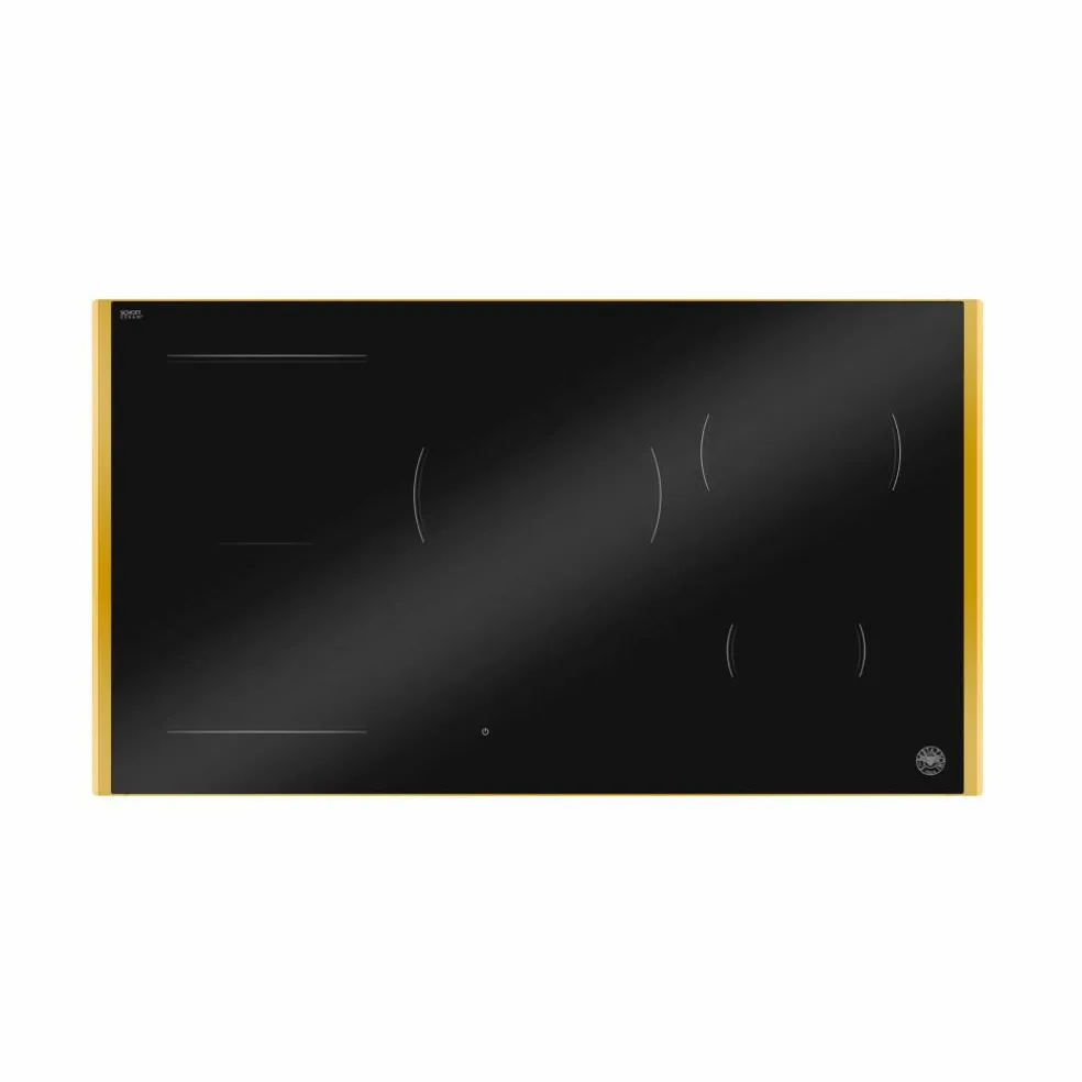 P905I1M30GP Premium induktionshäll 90 cm med guldram, 5 zoner