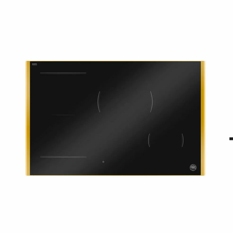 P784I1M30GP Premium induktionshäll 78 cm med guldram, 4 zoner