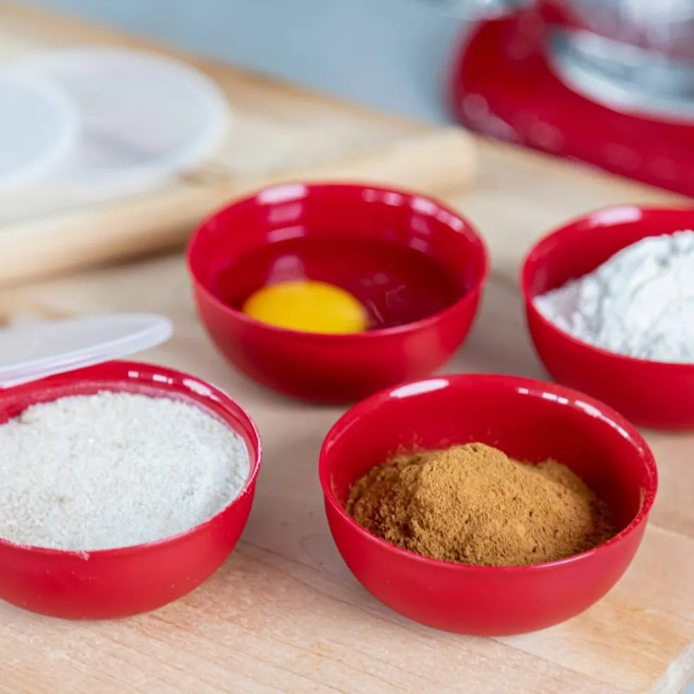 Pinch Bowls skålset 4-pack, empire red