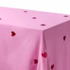 Pink Hearts bordsduk 250x145 cm, rosa