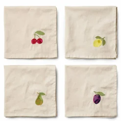 Pink Hearts servett 40x40 cm 4-pack, rosa