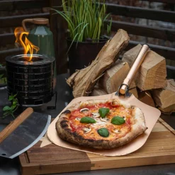 Pizzaspade, guld/aluminium