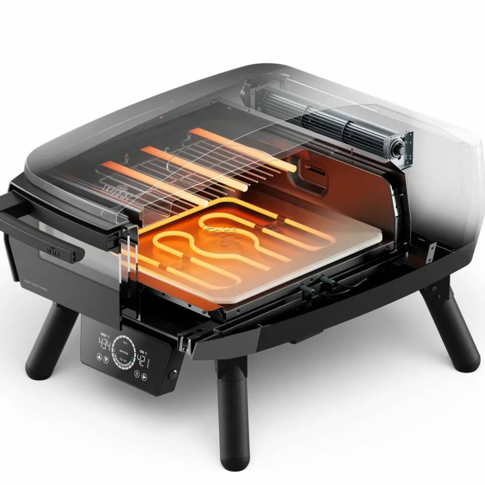 Pizzaugn Elektrisk eGNITE Control 13", svart