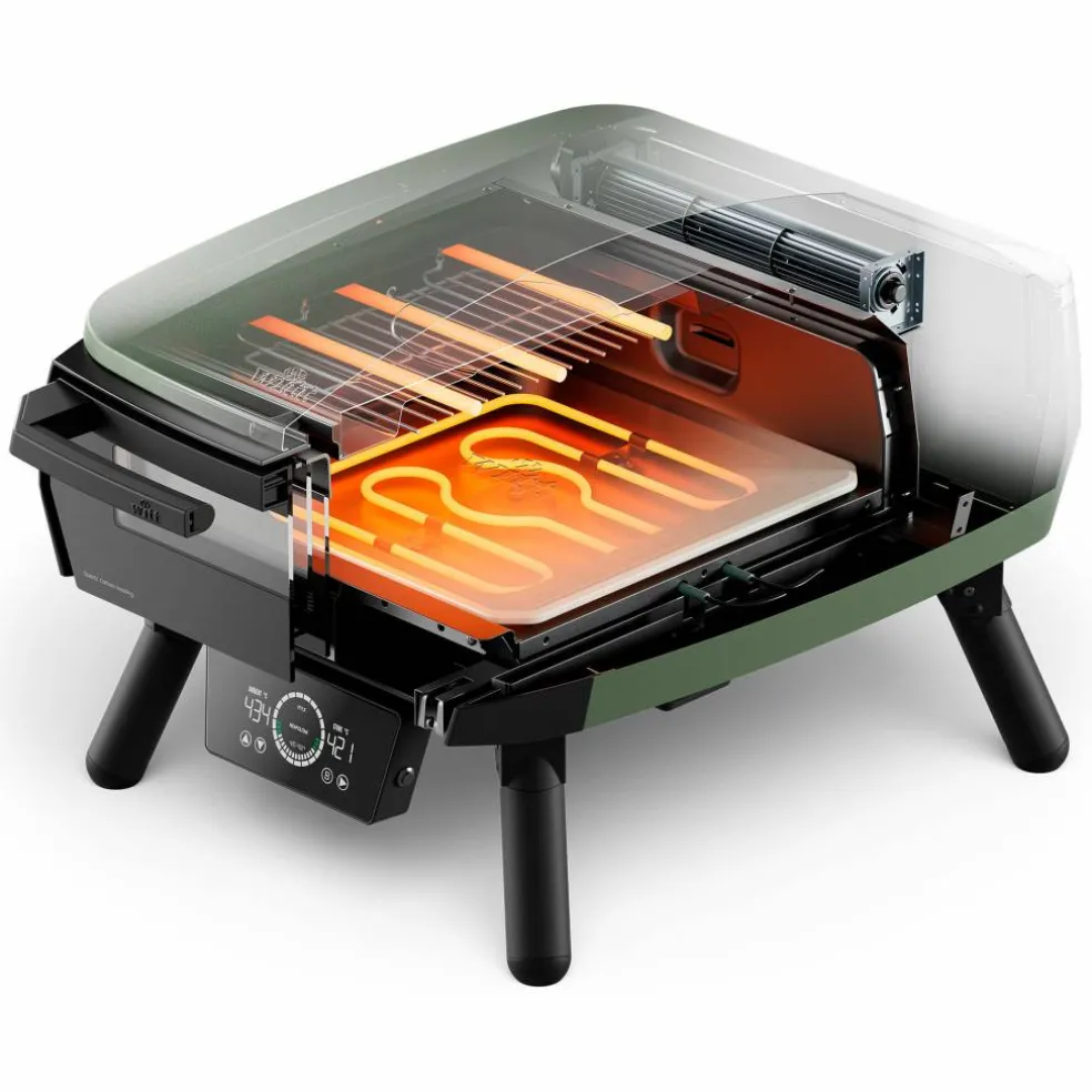 Pizzaugn Elektrisk eGNITE Control 13", svart