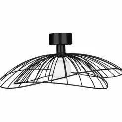 Plafond/vägglampa, 60 cm, svart