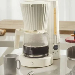 Plissé kaffebryggare, grå