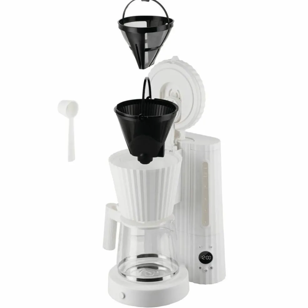 Plissé kaffebryggare, grå