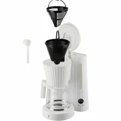 Plissé kaffebryggare, svart