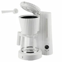 Plissé kaffebryggare, vit