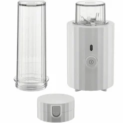 Plissé Personal Blender elektrisk hackare, vit